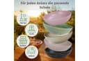 matches21 HOME & HOBBY Blumentopf Runde 25 cm Pflanzschale Schwarz Marmoriert Bild 4