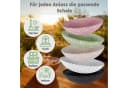 matches21 HOME & HOBBY Blumentopf Runde Pflanz-Schale Gewellt Grün Marmoriert 22 cm Bild 4