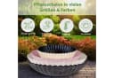 matches21 HOME & HOBBY Pflanzschale Rund Grün Wellendesign Wetterfest Bild 3
