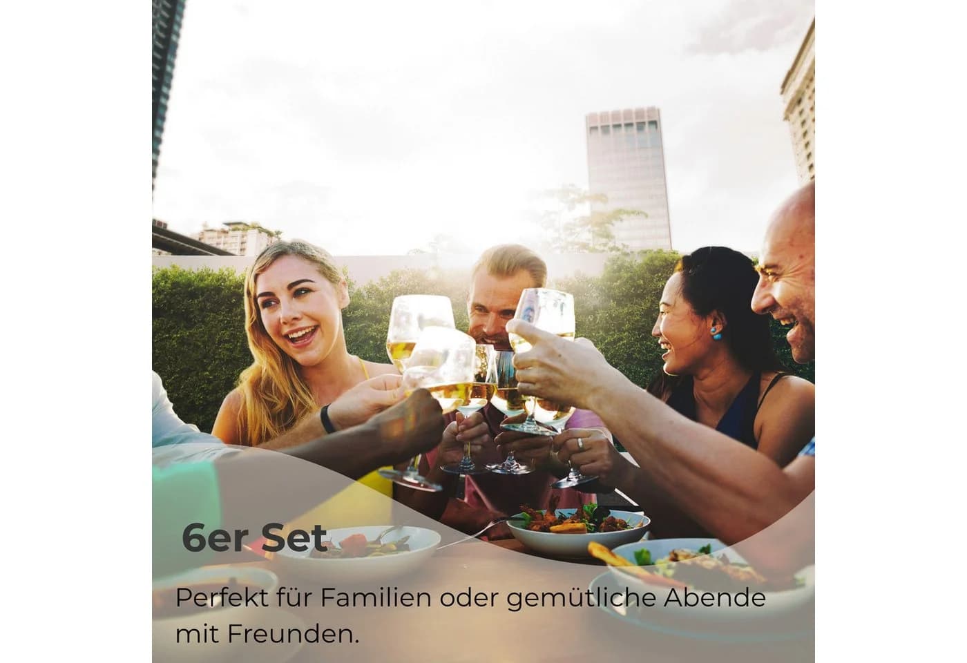 matches21 HOME & HOBBY Platzset Oval Beige Meliert 6er Set mit Glasuntersetzer