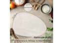 matches21 HOME & HOBBY Platzset Oval Beige Meliert 6er Set mit Glasuntersetzer Bild 3