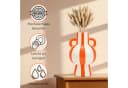 matches21 HOME & HOBBY Dekovase Set Bunt Gestreift Keramik Orange Weiß Bild 3
