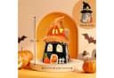 matches21 HOME & HOBBY LED Hexenhäuser Set Bunt Keramik Halloween Deko Bild 1