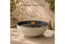 matches21 HOME & HOBBY Solar Brunnen Set mit Akku 45 cm Schale Sand Bild 3
