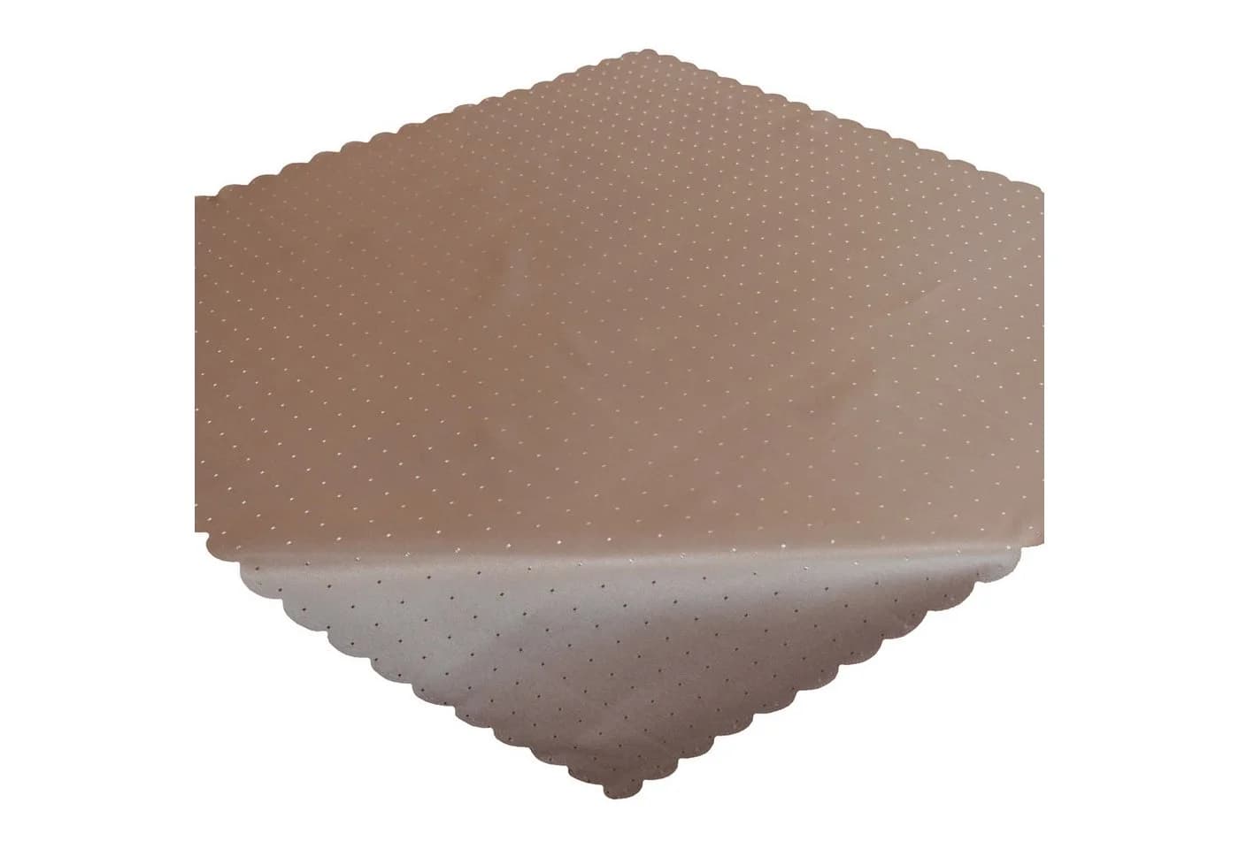 matches21 HOME & HOBBY Tischdecke Hellbraun Jacquard mit Wellenrand - Bild 2