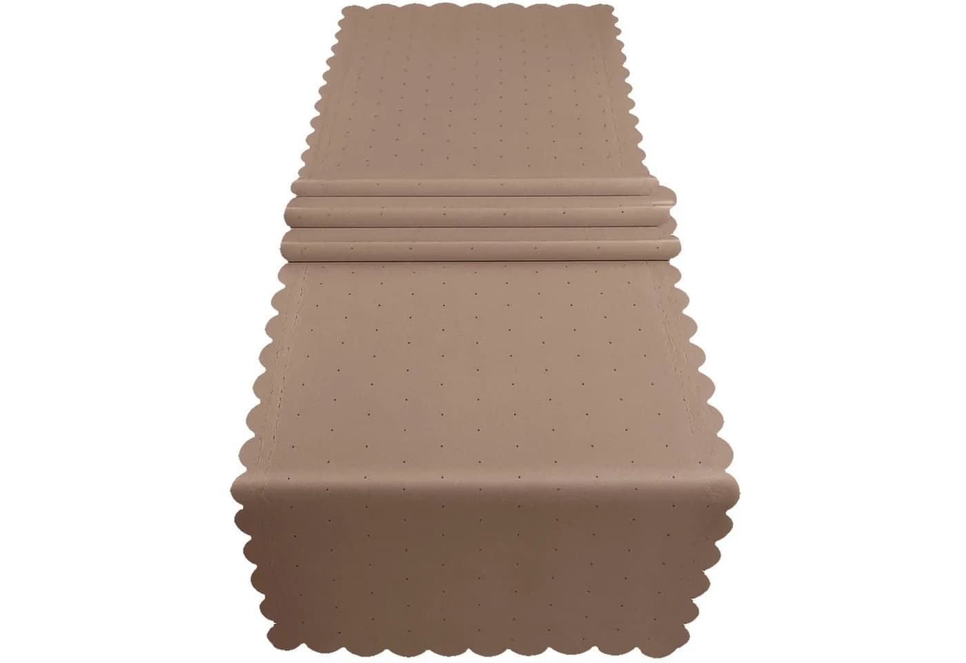 matches21 HOME & HOBBY Tischdecke Tischläufer 40 x 150 cm Hellbraun Jacquard - Bild 2