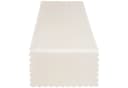matches21 HOME & HOBBY Tischdecke Cremeweiß Jacquard-Muster Bild 2