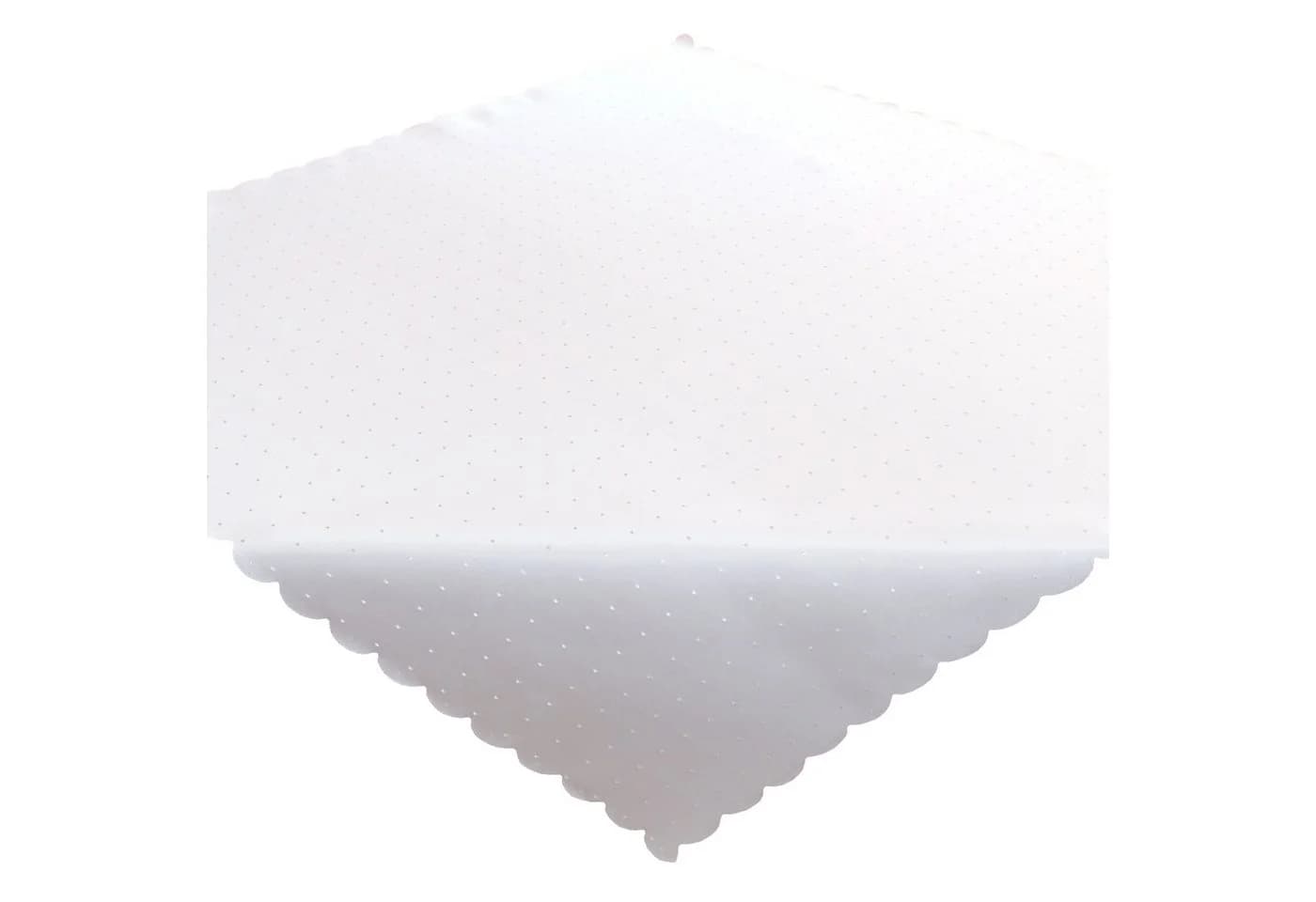 matches21 HOME & HOBBY Tischdecke 90x90 cm Weiß Jacquard-Muster - Bild 2