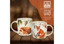 matches21 HOME & HOBBY Tassen 4er Set Herbst Fuchs & Igel Porzellan bunt Bild 3