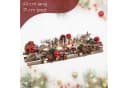 matches21 HOME & HOBBY Adventskranz Holz-Deko Teelichthalter rot Bild 1