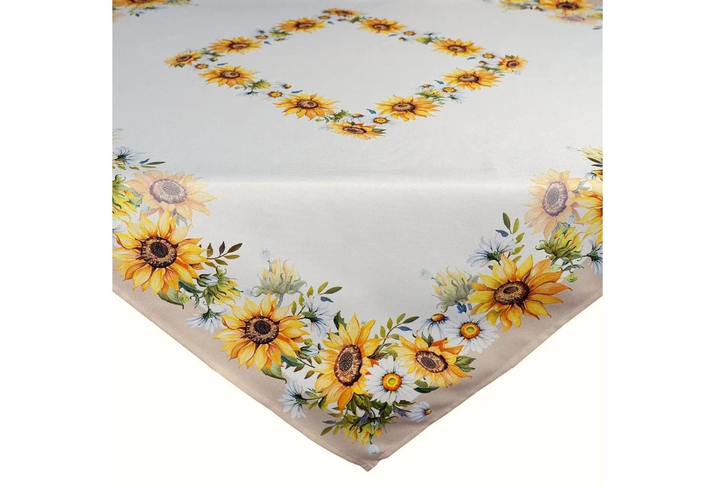 matches21 HOME & HOBBY Tischdecke Herbst Gelb Sonnenblumen Motiv - Bild 2