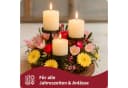 matches21 HOME & HOBBY Teelichthalter 4er Set Silber Metall & Glas Bild 3