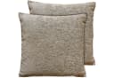 matches21 HOME & HOBBY Kissenbezüge 2er Set 45x45 cm Beige meliert Bild 2