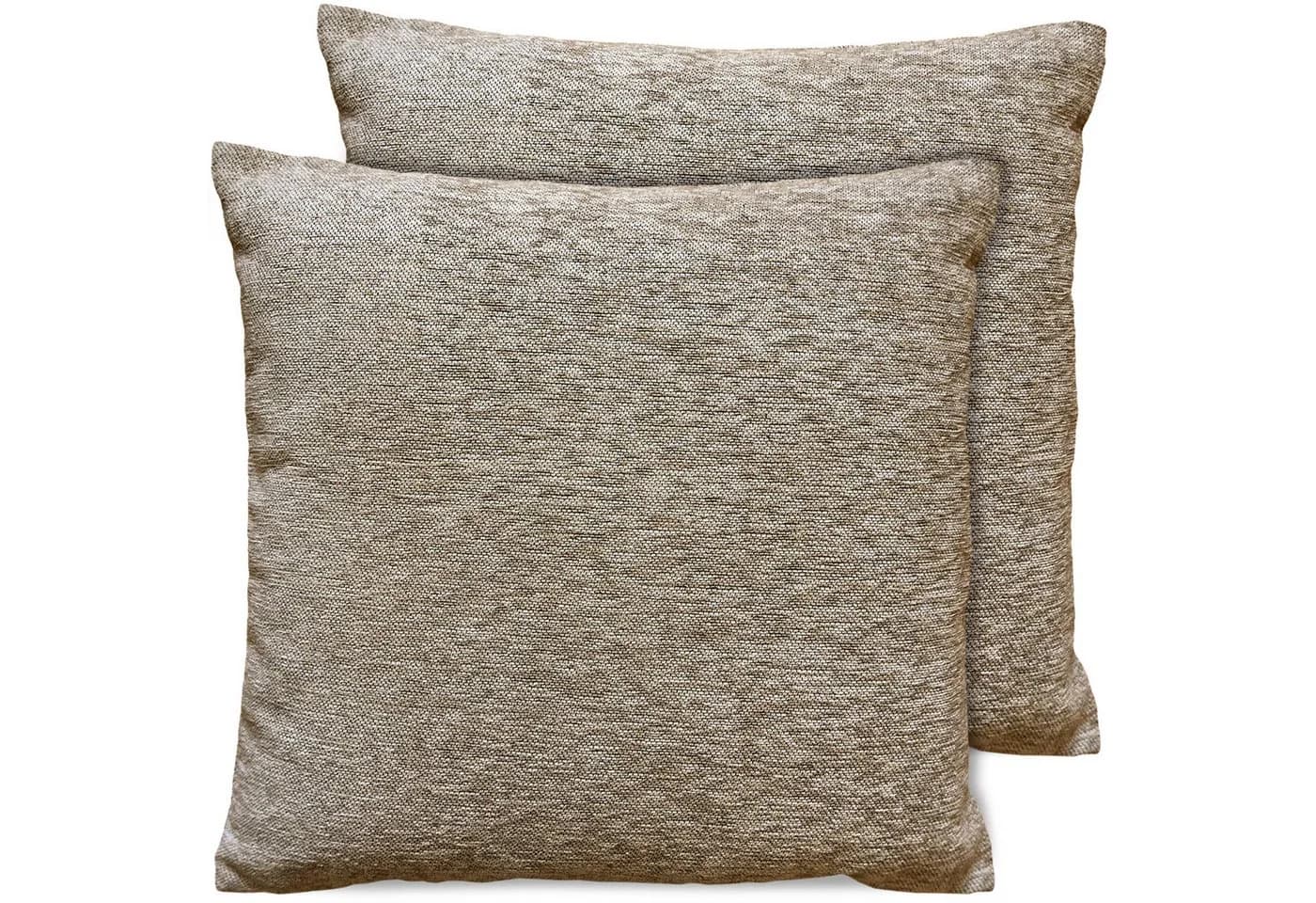 matches21 HOME & HOBBY Kissenbezüge 2er Set 45x45 cm Beige meliert - Bild 2