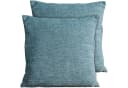 matches21 HOME & HOBBY Kissenbezüge 2er Set 45x45 cm Blau-Grau Meliert Bild 2