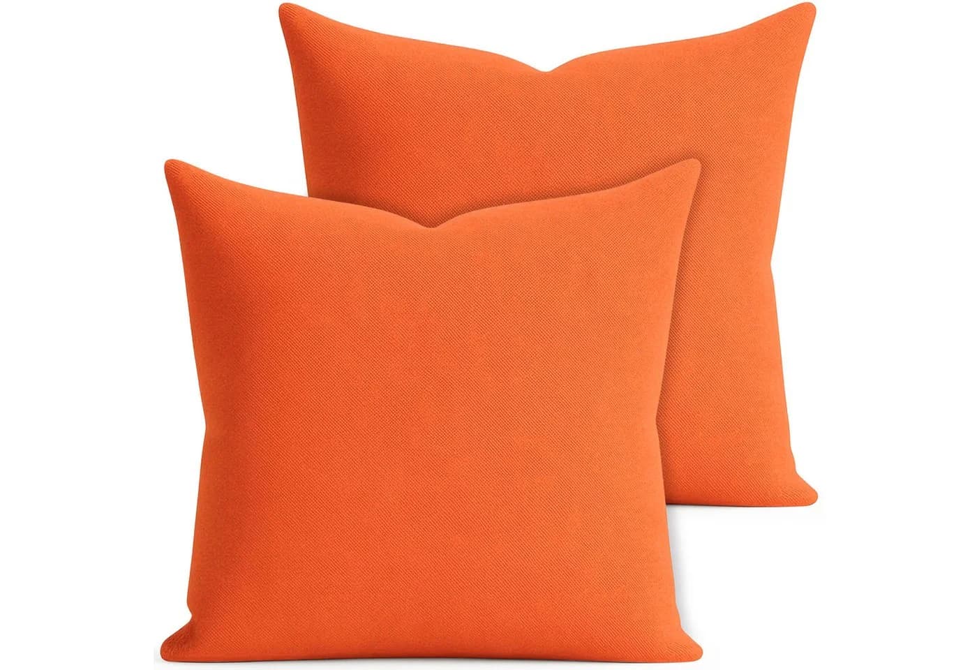 matches21 HOME & HOBBY Kissenbezüge 2er Set 40x40 cm Orange - Bild 2