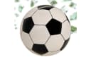 matches21 HOME & HOBBY Spardose Fußball Keramik Schwarz/Weiß Bild 2