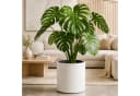 matches21 HOME & HOBBY Blumentopf NIVO rund 47x45 cm weiß Bild 2