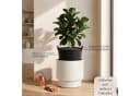 matches21 HOME & HOBBY Blumentopf NIVO rund 47x45 cm weiß Bild 5