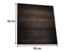 Tabletop Antirutschmatte Waschmaschinen-Auflage dunkle Holz-Optik rutschfest Bild 1