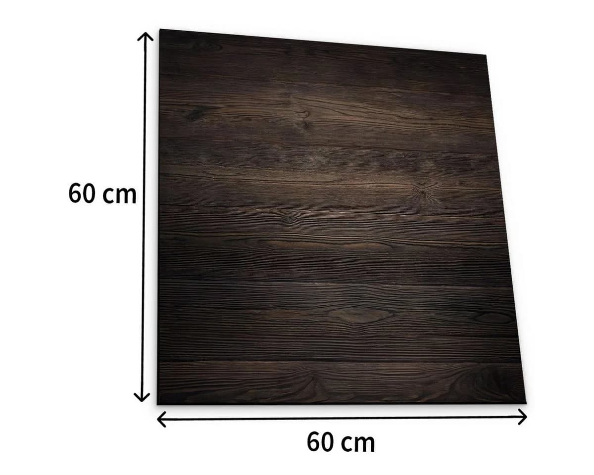 Tabletop Antirutschmatte Waschmaschinen-Auflage dunkle Holz-Optik rutschfest
