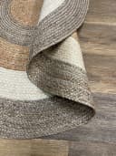 Myflair Teppich Terra Rings Beige Jute Handgefertigt Bild 3