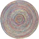 Myflair Boho Breeze Teppich Rund Beige Bunt Handgewebt Bild 1