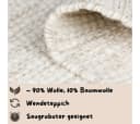 OTTO HOME Wollteppich Wolltraum Passion Beige Grau Meliert Handgewebt Bild 3