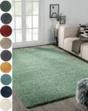 My Flair Hochflor-Teppich My Shaggy Hellgrün Shaggy Uni Bild 2