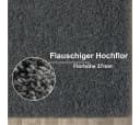 My Flair Hochflor-Läufer My Shaggy Grau Shaggy Bild 5