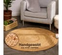 Myflair Teppich Lola Beige Jute Wendeteppich Boho-Style Bild 2