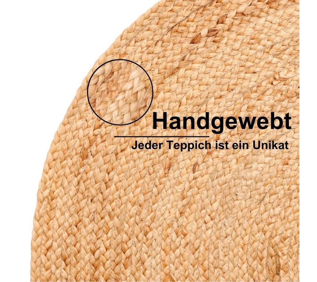 Myflair Teppich Lola Beige Jute Wendeteppich Boho-Style - Bild 5