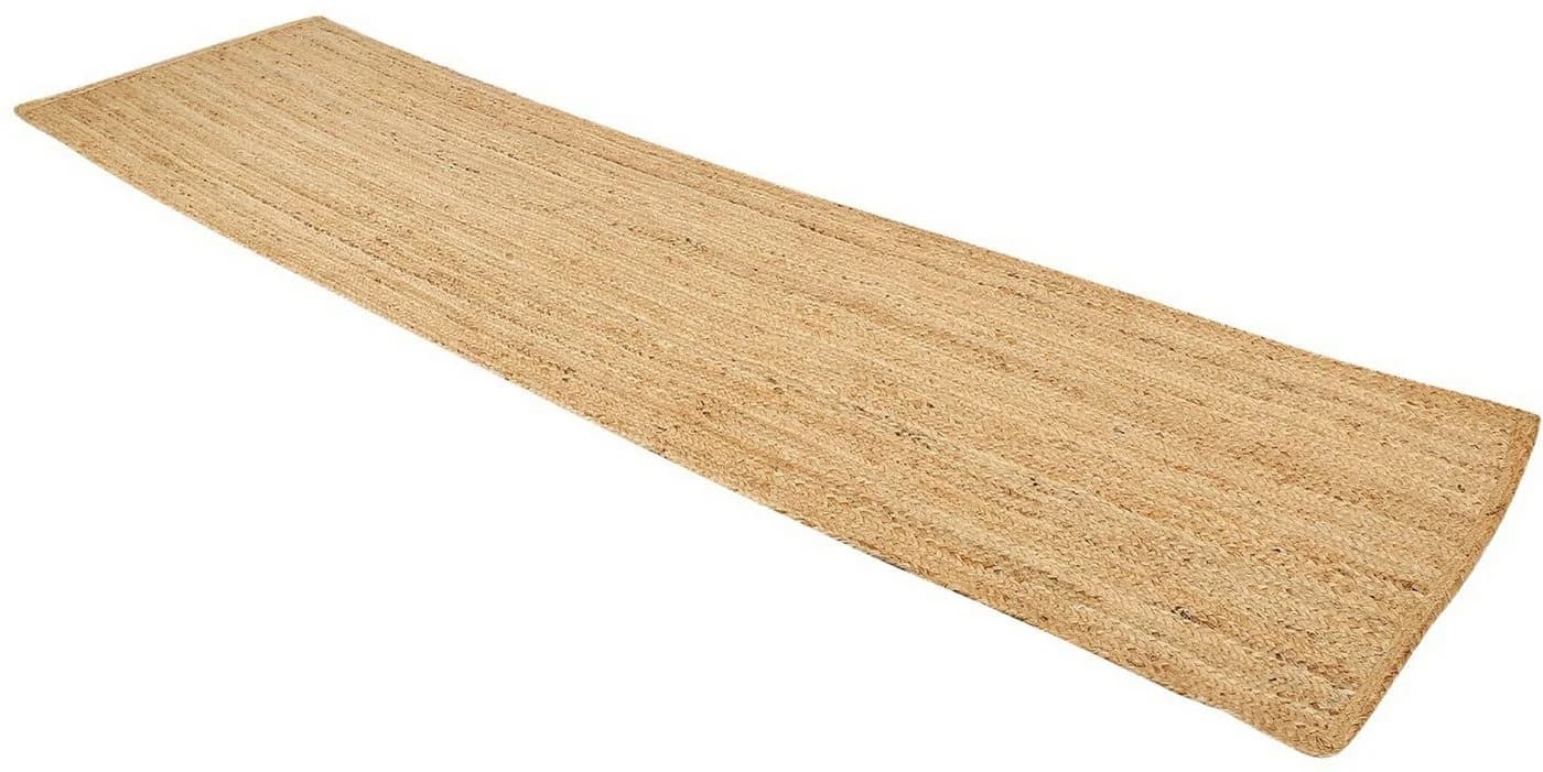 My Flair Läufer Lola 100% Jute Beige Wendeteppich
