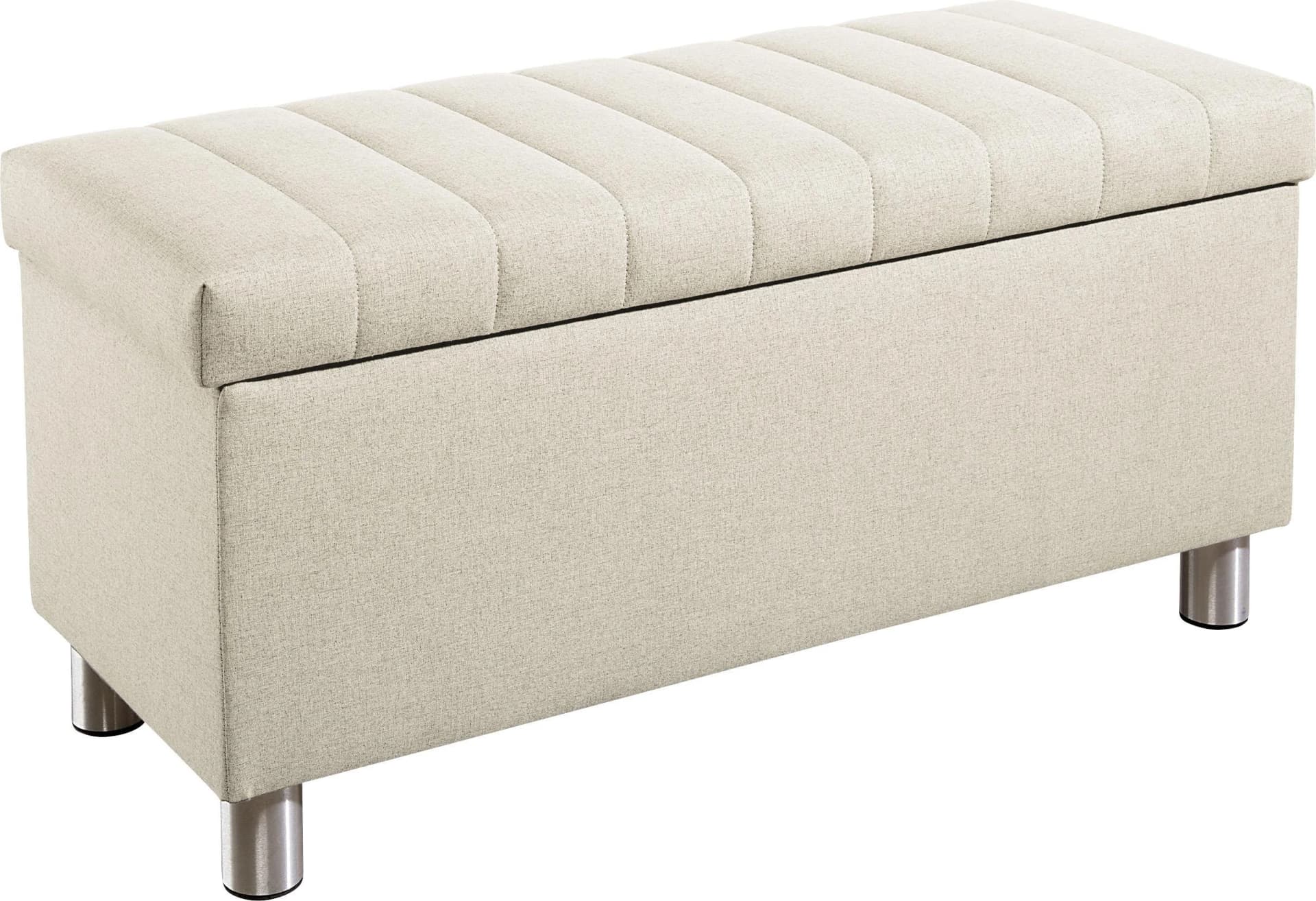 Truhe MAINTAL Kieferwald Beige Creme-Natur Holzwerkstoff