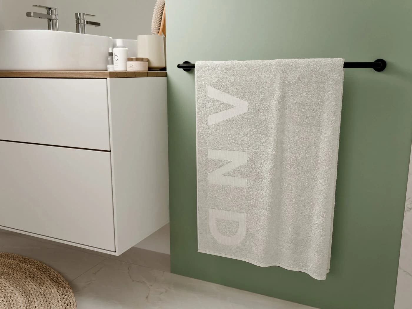 Elbsand Home Handtücher 100% Baumwolle Weiß Extra Weich - Bild 3