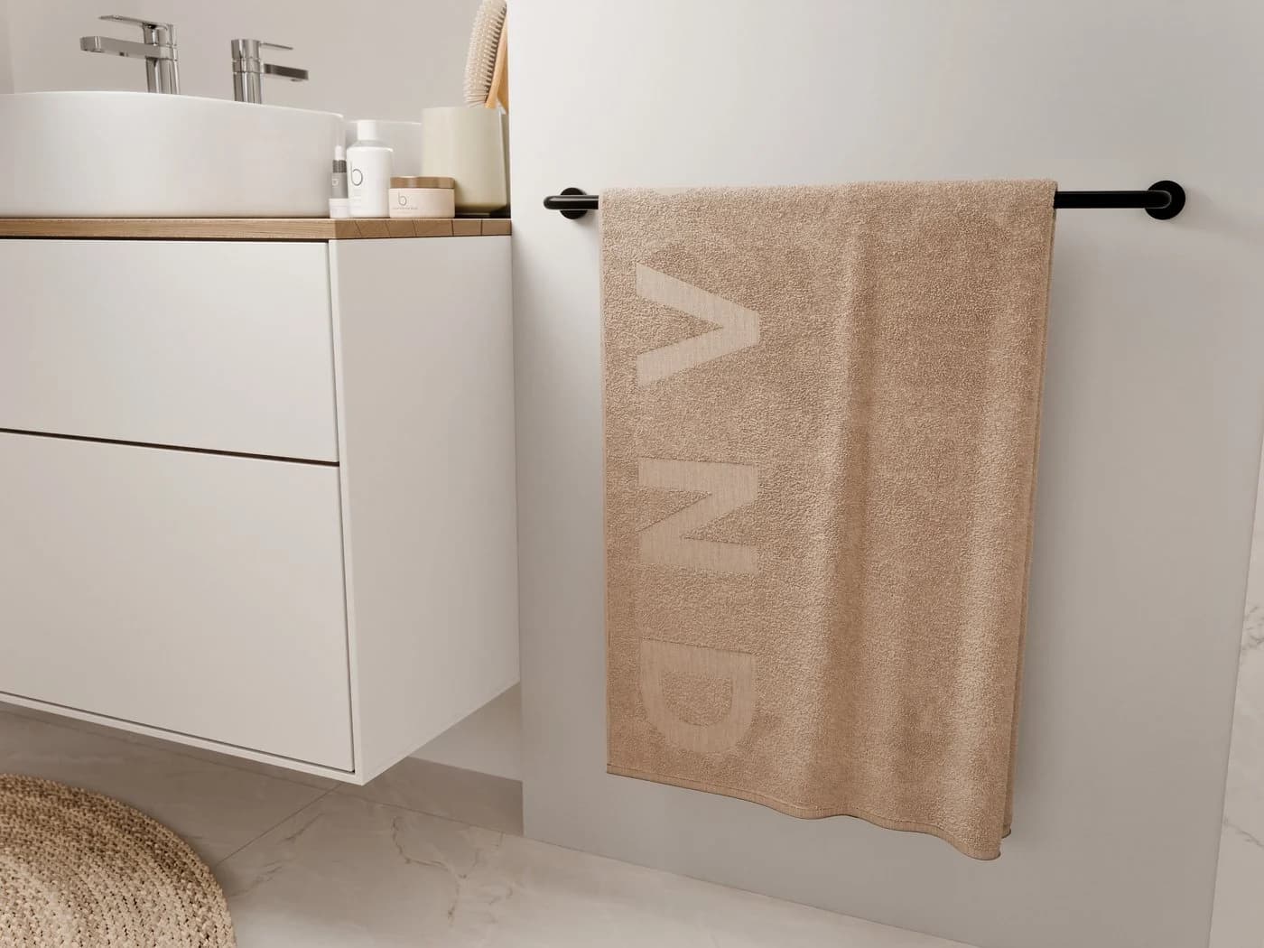 Elbsand Home Handtuch 100% Baumwolle Beige Extra Weich - Bild 3