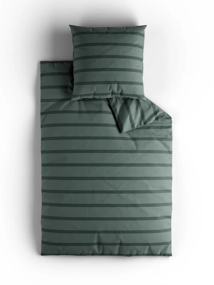 Elbsand Home Bettwäsche Satin 100% Baumwolle Grün 2-teilig - Bild 2