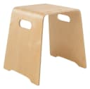 Home4You Sitzhocker Stapelhocker 48 cm Birke Bild 2