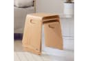 Home4You Sitzhocker Stapelhocker 48 cm Birke Bild 3