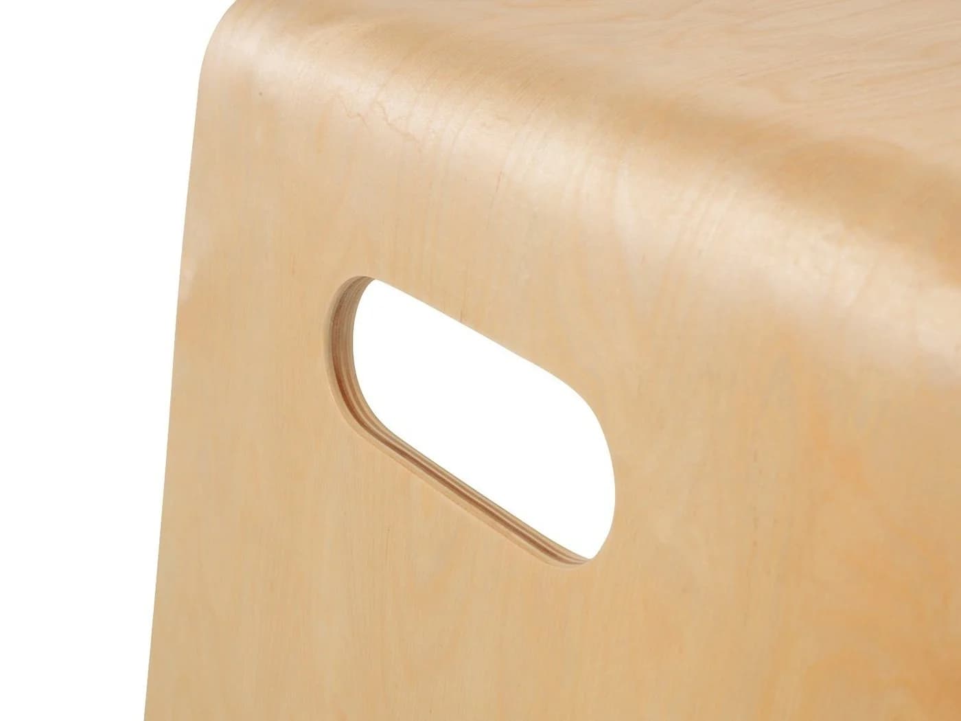 Home4You Sitzhocker Stapelhocker 48 cm Birke - Bild 5