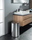 Home4You Wäschetonne Edelstahl 37 Liter Bild 1