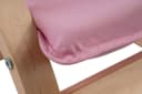 Home4You Kindersessel Pink 100% Baumwolle Birkenschichtholz Bild 1