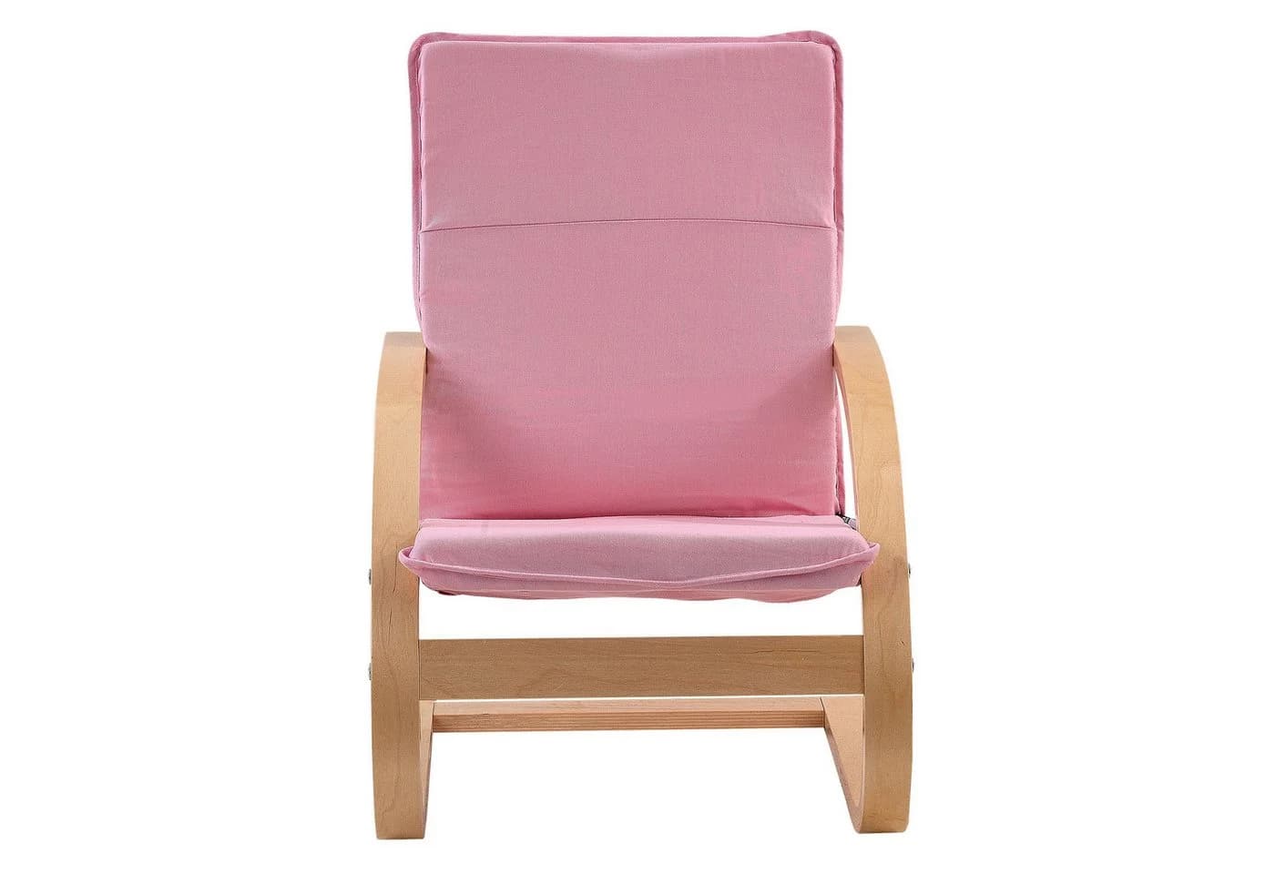 Home4You Kindersessel Pink 100% Baumwolle Birkenschichtholz - Bild 4