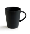 Home4You Becher BAILO Schwarz 440ml Steingut Bild 2