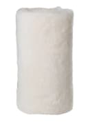 Wohndecke Fleecedecke Elfenbeinfarben 150 x 200 cm Home4You Polyester Bild 1