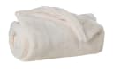Wohndecke Fleecedecke Elfenbeinfarben 150 x 200 cm Home4You Polyester Bild 2