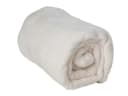 Wohndecke Fleecedecke Elfenbeinfarben 150 x 200 cm Home4You Polyester Bild 3
