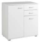 Kommode Sideboard SOLO Weiß 2 Schubladen 2 Türen Bild 2