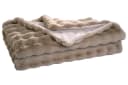 Home4You Wohndecke 150x200 cm Beige Polyester Bild 2