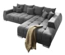 Iwaniccy Ecksofa MUSTANG Dunkelgrau Webstoff mit elektr. Sitztiefenverstellung Bild 2